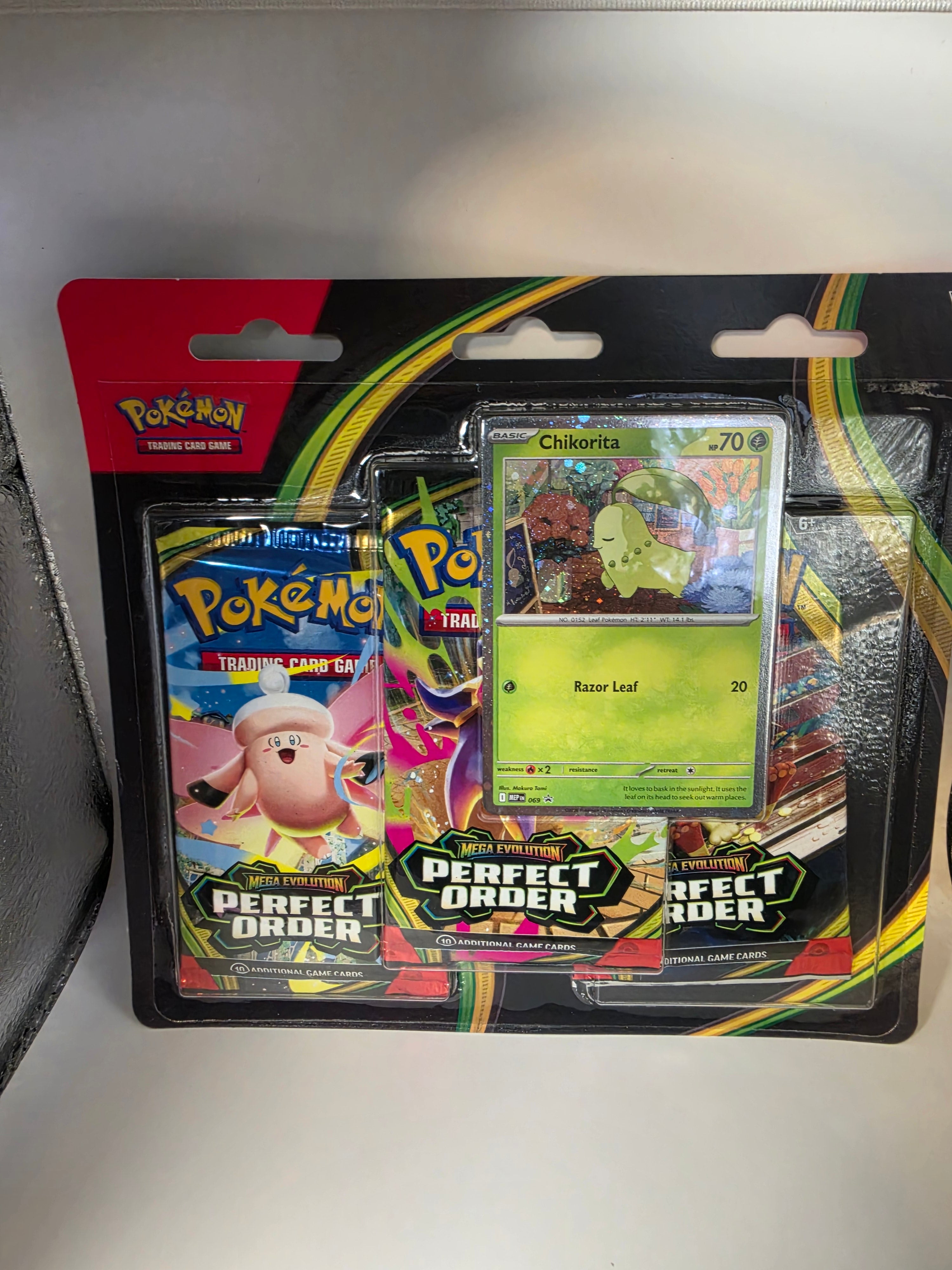 Perfect order 3 pack blister