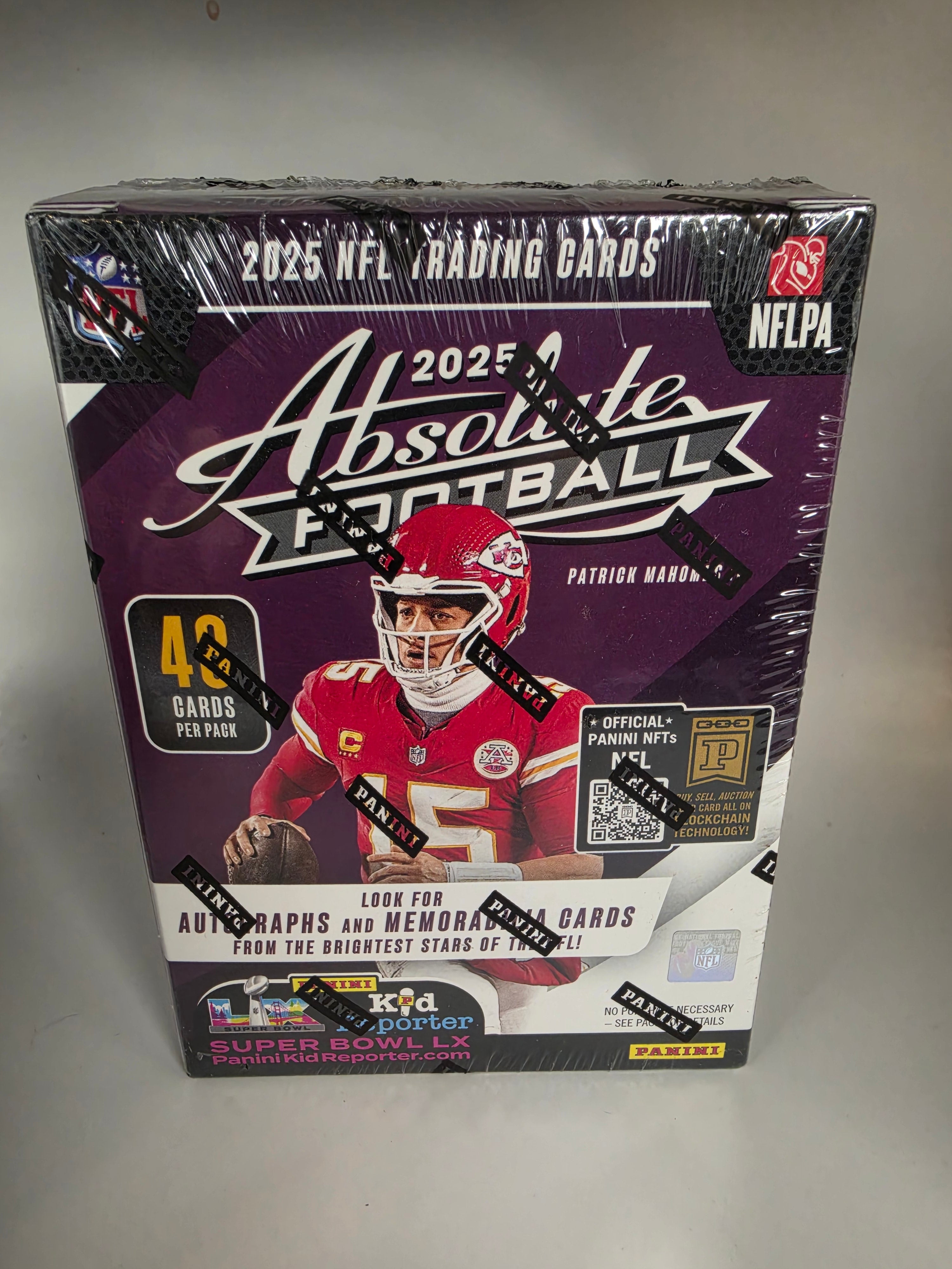 2025 Panini Absolute NFL Trading Card Blaster Box