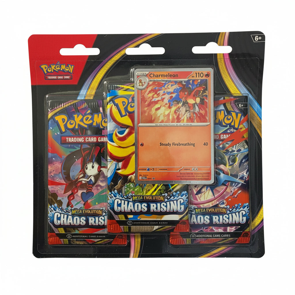 Pokemon Trading Card Games Chaos Rising 3-Pack Blister