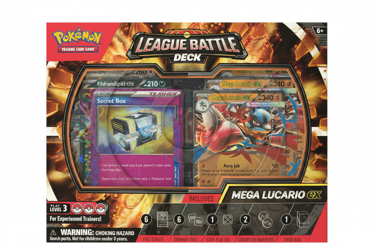 League Battle Mega Lucario – CLEGAMERS LLC
