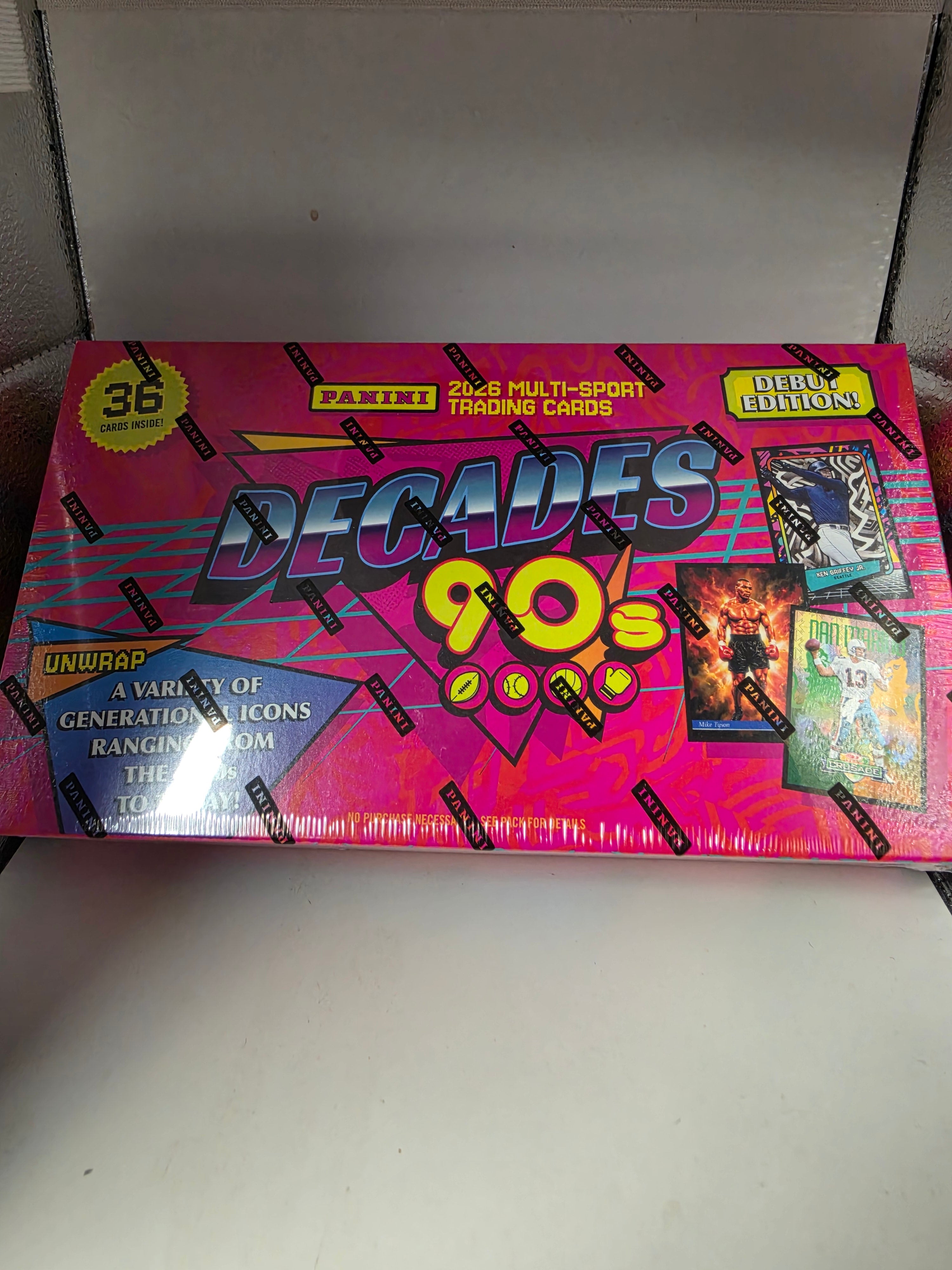 2026 Panini Decades Multi-Sport Trading Card 90's Mega Box