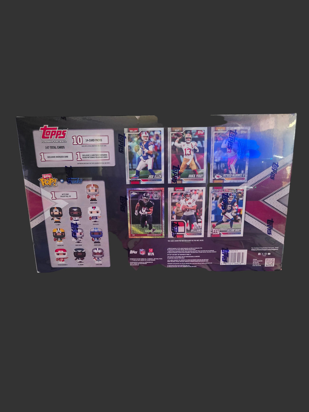 2026 Topps Flagship Football Trading Cards Super Box