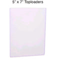 Jumbo Card Sleeves, 5.4" x 7.5"  Rigid Print Protectors Clear Hard Plastic Large Card Sleeves for Jumbo Card (Design fits jumbo Pokeman cards.)