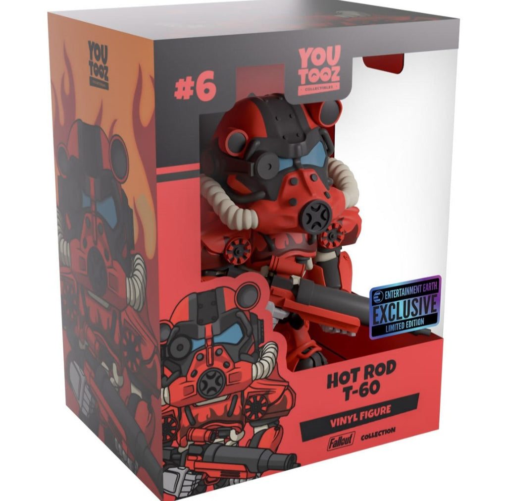 Fallout Collection T-60 Power Armor Hot Rod Variant Vinyl Figure #6 - Entertainment Earth Exclusive