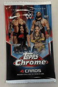 WWE Topps CHrome Single Booster Pack 4 Cards