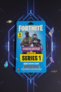 Fortnite Panini Series 1 Trading Cards Pack - Gaming Background